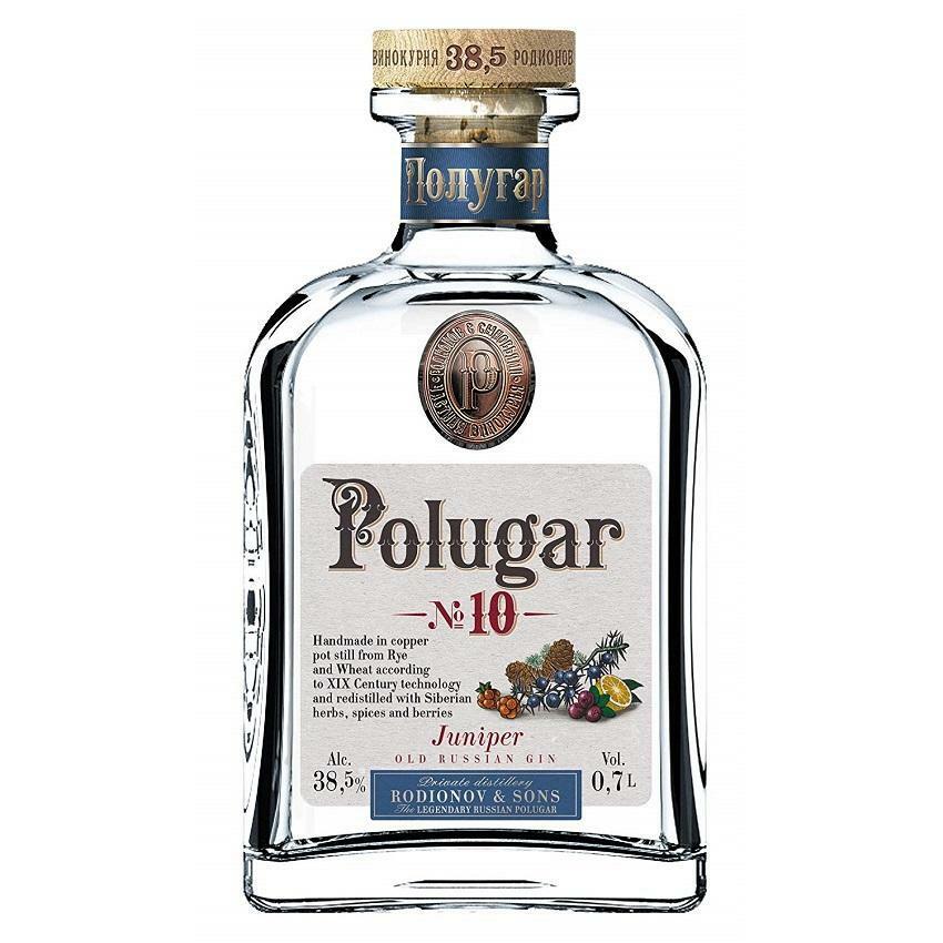 rodionov and sons rodionov and sons polugar n 10 juniper old russian gin 70 cl