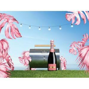Champagne rose' sauvage 75 cl set barbecue