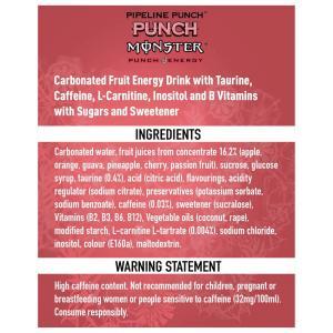 Energy drink pipeline punch 50 cl - 12 lattine