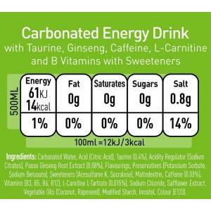Energy drink paradise zero zuccheri 500 ml  -12 lattine