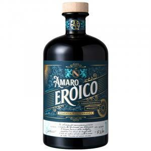 Amaro eroico 70 cl confezione regalo con due bicchieri