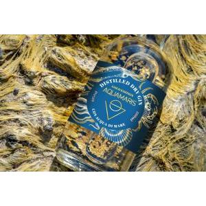Gold edition distilled dry gin con acqua di mare 50 cl
