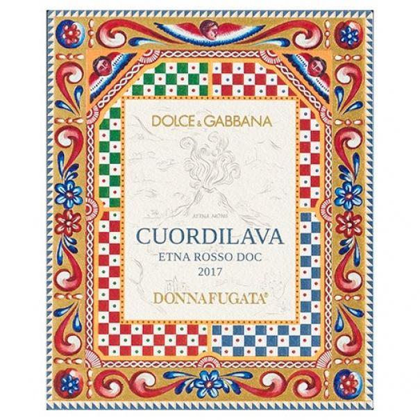 donnafugata donnafgugata cuordilava 2018 dolce e gabbana etna rosso doc limited edition 75 cl