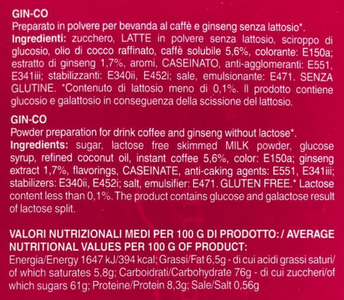 natfood natfood ginseng ginco solubile gin-co capsule compatibile dolce gusto 50 capsule