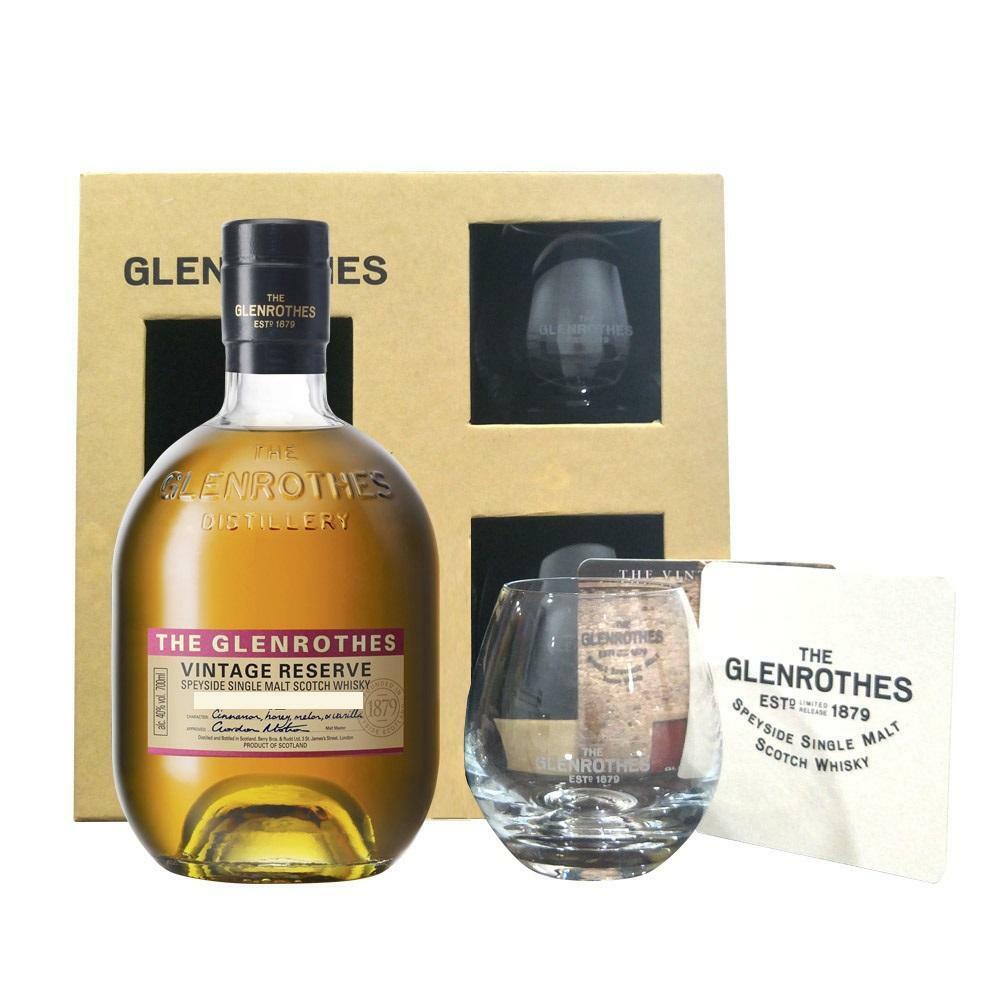 the glenrothes the glenrothes vintage reserve single malt scotch whisky 70 cl glass pack