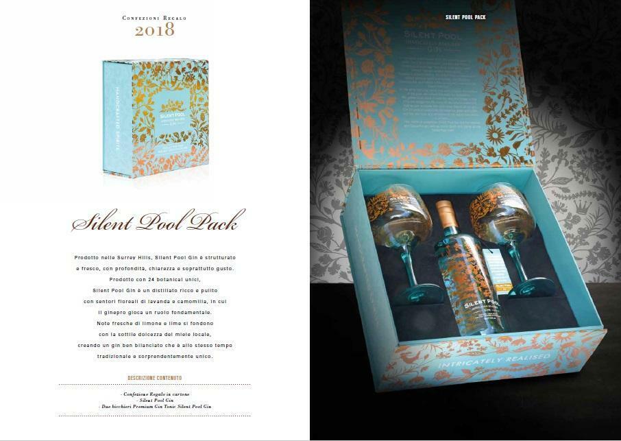 silent pool silent pool gin intricately realised 70 cl special pack 2 bicchieri