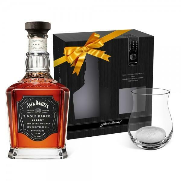 jack daniel's jack daniel's whisky single barrel select 70 cl confezione con un bicchiere