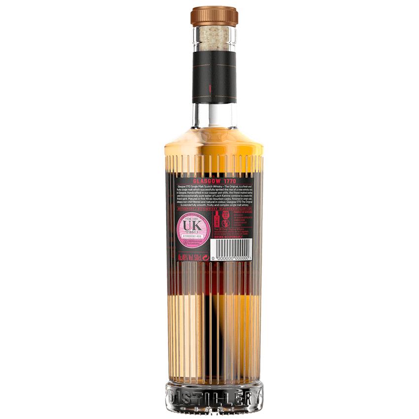glasgow distillery glasgow distillery 1770 single malt scotch whisky the original fresh & fruity 50 cl