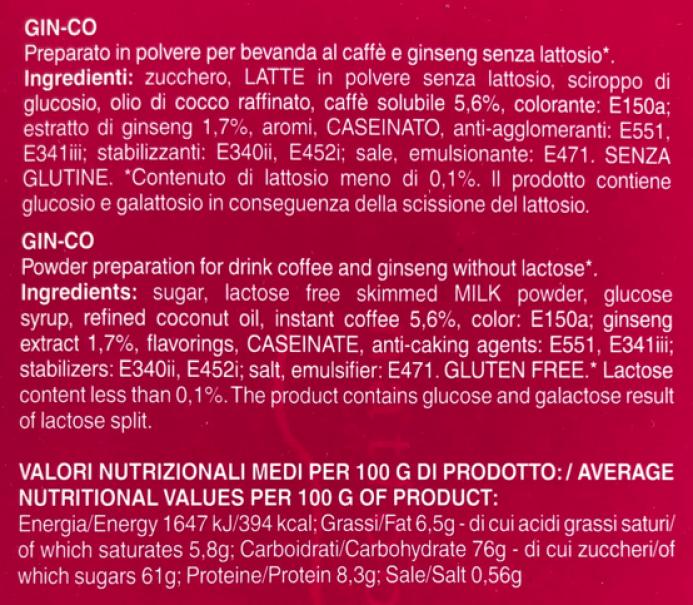 natfood natfood ginseng ginco solubile gin-co capsule compatibile dolce gusto 30pz