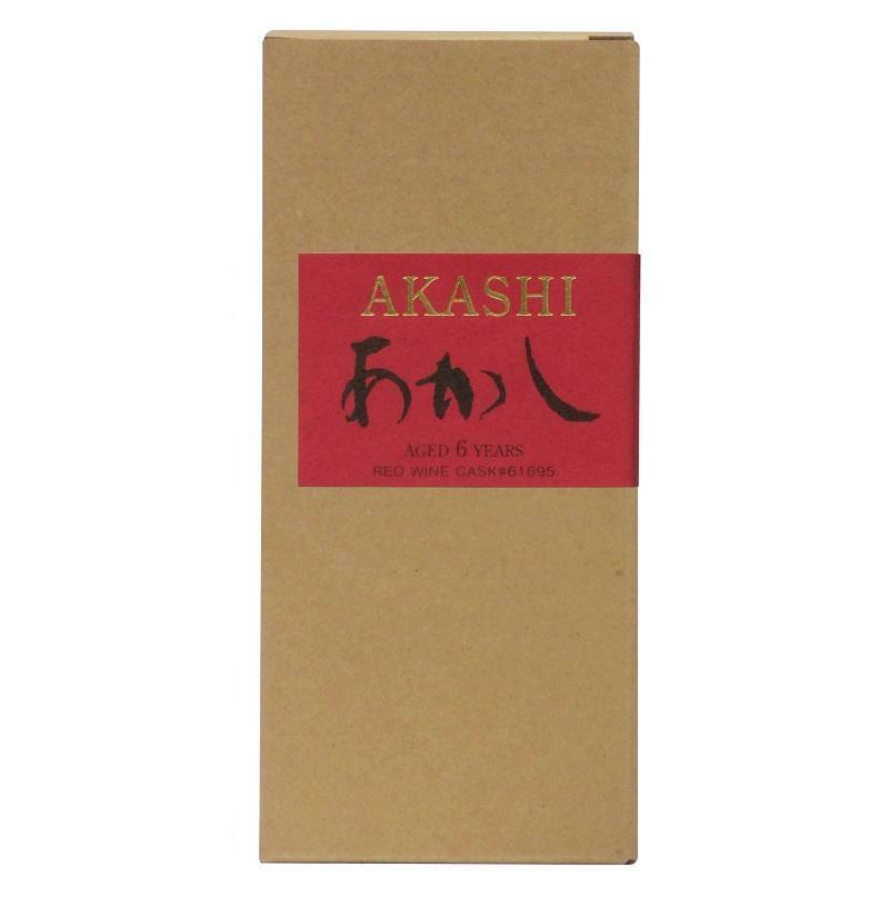 akashi akashi whisky red wine cask aged 5 years 50 cl in astuccio