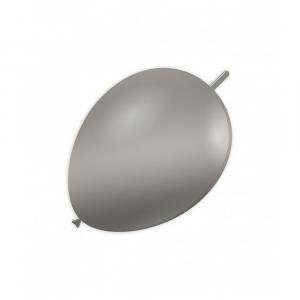 Palloncini link argento metallizzato da 33cm. 100pz