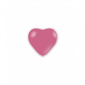 Palloncini cuore rosa pastello da 12cm. 100pz