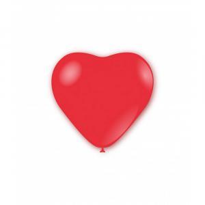Palloncini cuore rosso chiaro pastello da 25cm. 100pz