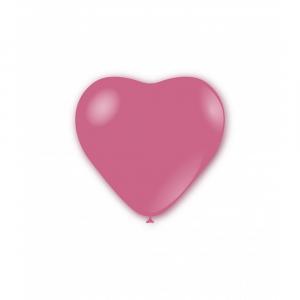 Palloncini cuore rosa pastello da 25cm. 100pz