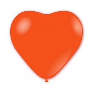 Palloncino cuore arancione pastello da 100cm. 1pz