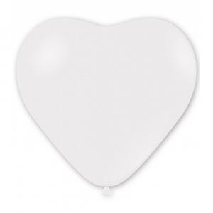 Palloncino cuore bianco pastello da 150cm. 1pz