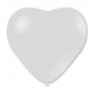 Palloncino cuore trasparente cristallo da 150cm. 1pz