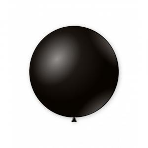 Palloncino colore nero pastello da 55cm. 1pz