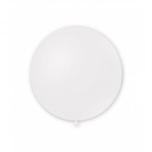 Palloncino colore bianco pastello da 55cm. 1pz