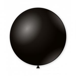 Palloncino colore nero pastello da 111cm. 1pz