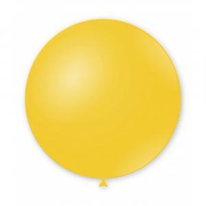 Palloncino colore giallo limone pastello da 121cm. 1pz