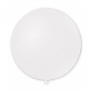 Palloncino colore bianco pastello da 121cm. 1pz