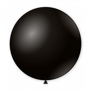 Palloncino colore nero pastello da 133cm. 1pz