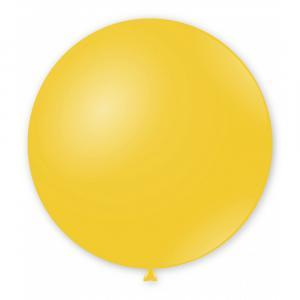 Palloncino colore giallo limone pastello da 159cm. 1pz