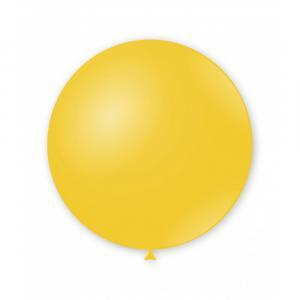 Palloncino colore giallo limone pastello da 83cm. 1pz