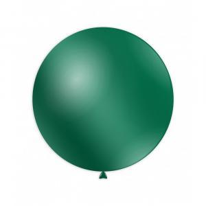 Palloncino colore verde scuro metallizzato da 83cm. 1pz