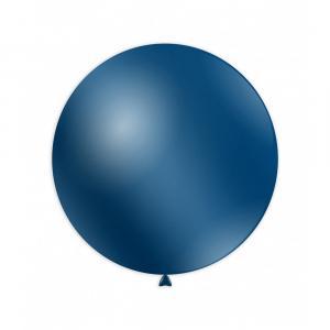 Palloncino colore blu navy metallizzato da 83cm. 1pz