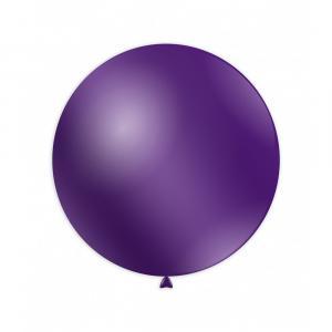 Palloncino colore viola metallizzato da 83cm. 1pz