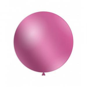 Palloncino colore rosa metallizzato da 83cm. 1pz