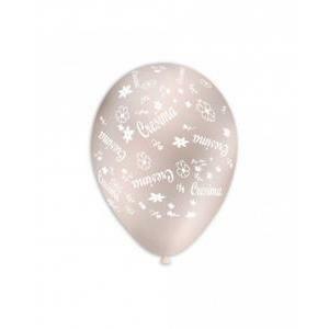 Pall. 11"/12" perla 60 st. bianca globo cresima