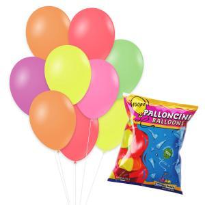 Palloncini colori assortiti fluo da 26cm. 100pz