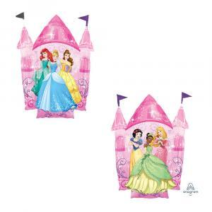 Palloncini  castello delle principesse minishape 10"x13". 5pz