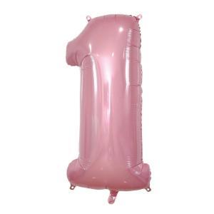 Palloncino  numero 1 rosa supershape 40" - 101cm. 1pz