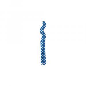 Palloncini  kurly zig zag royal blue pois minishape 14"-35cm. 5pz