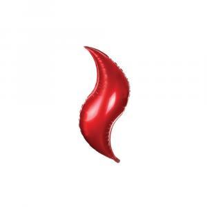 Palloncino  curva rosso 18" - 45cm. 1pz
