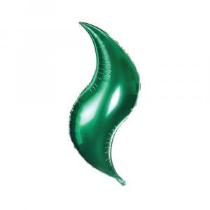 Palloncino  curva verde supershape 36" - 91cm. 1pz