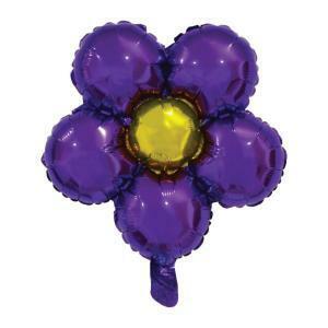 Palloncino  easy flower viola 18" - 45cm. 5pz