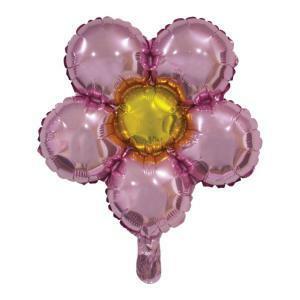 Palloncino  easy flower rosa 18" - 45cm. 5pz