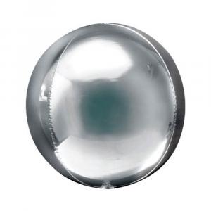 Palloncino  sfera argento 32" - 81cm. 1pz