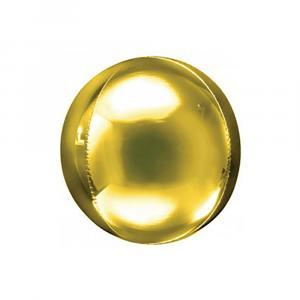 Palloncino  sfera oro 22" - 56cm. 1pz