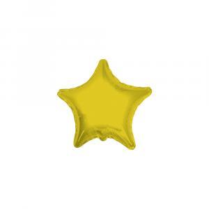Palloncino  stella oro minishape 9" - 23cm. 5pz