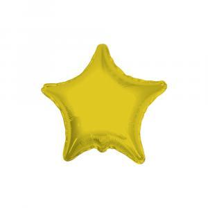 Palloncino  stella oro 18" - 45cm. 1pz