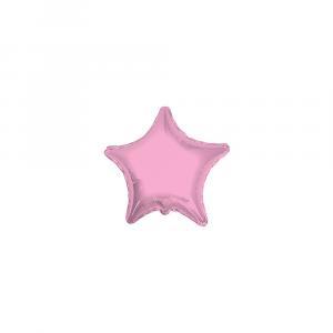 Palloncino  stella rosa baby microshape 4" - 10cm. 5pz