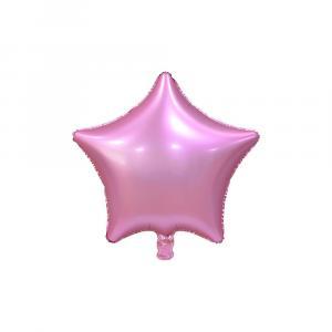 Palloncino  stella rosa satinato 19" - 48cm. 1pz