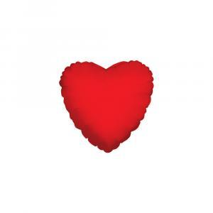 Palloncino  cuore rosso minishape 9" - 23cm. 5pz