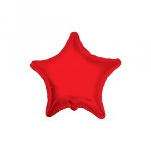 Palloncino  stella rosso 18" - 45cm. 1pz